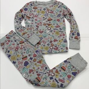 Spotted Zebra Disney Mickey Mouse Girls Pajama Set – 2 Piece – Size 6